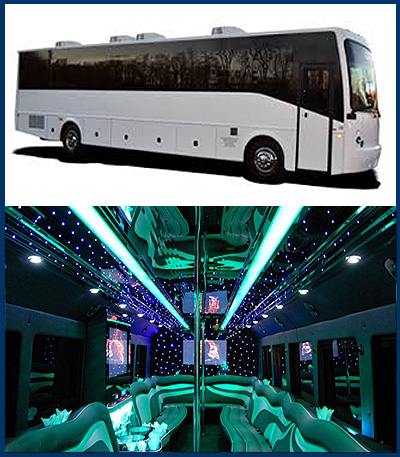 Tomball 35 Party Coach Bus